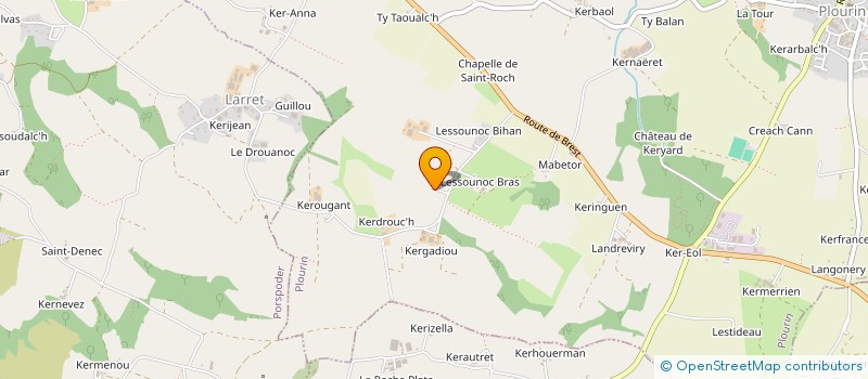 localisation de l'entreprise LA MAISON DU VAL  PLOURIN