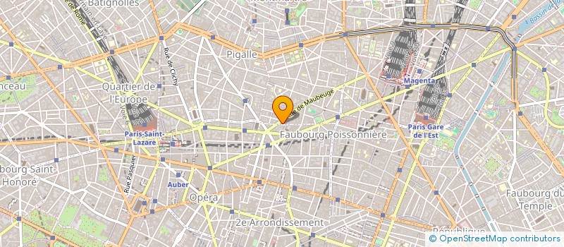 localisation de l'entreprise LA MAISON DU VEGETAL  PARIS