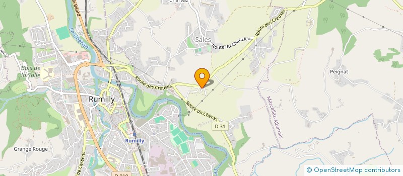 localisation de l'entreprise LA MAISON DU VELO  RUMILLY