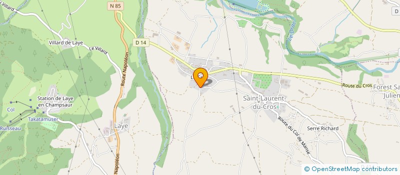 localisation de l'entreprise LA MAISON DU VELO ANCELLE  SAINT-LAURENT-DU-CROS