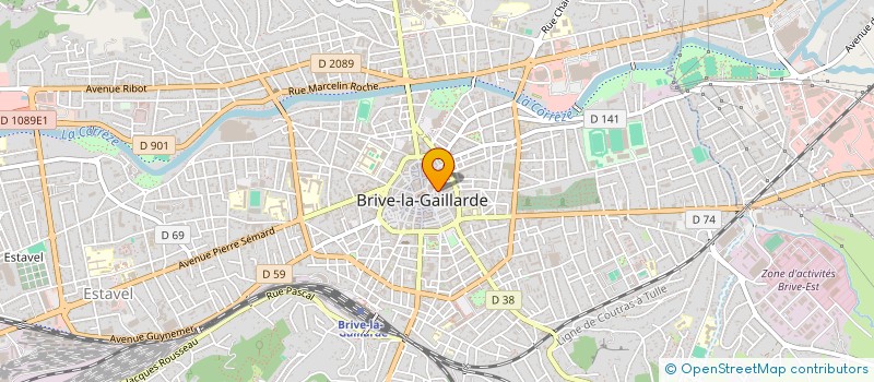 localisation de l'entreprise LA MAISON DU VIN à BRIVE-LA-GAILLARDE
