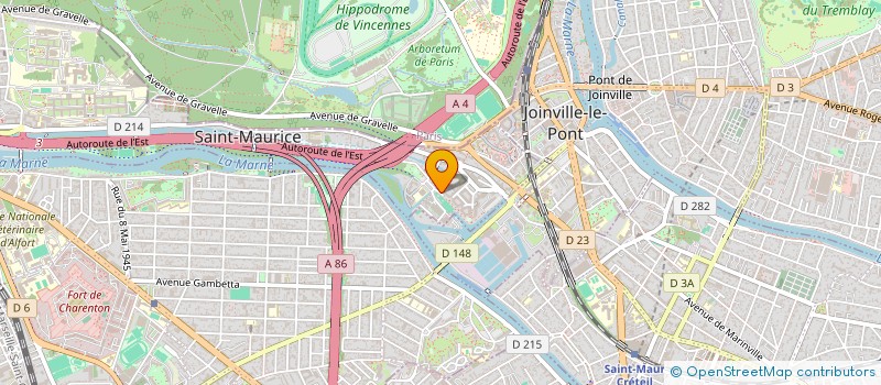 localisation de l'entreprise LA MAISON ECOLOGIQUE  GOUSSAINVILLE