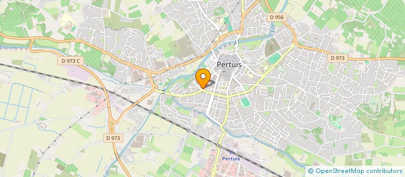 localisation de l'entreprise LA MAISON EN SOINS INFIRMIERS DU LUBERON  PERTUIS