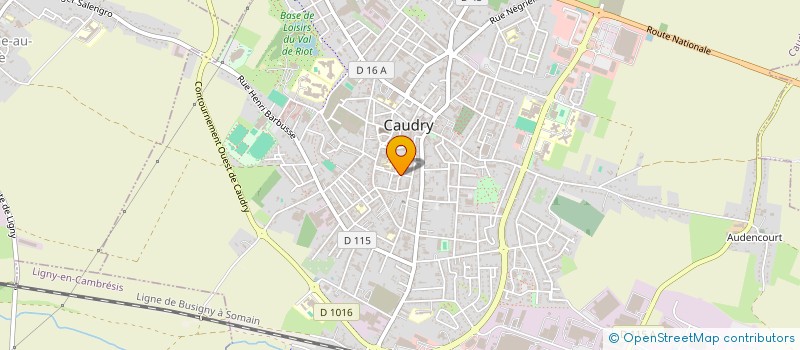 localisation de l'entreprise LA MAISON ENCHANTEE  CAUDRY