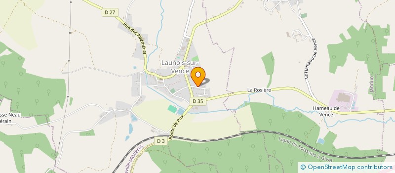 localisation de l'entreprise LA MAISON ENCHANTEE  LAUNOIS-SUR-VENCE