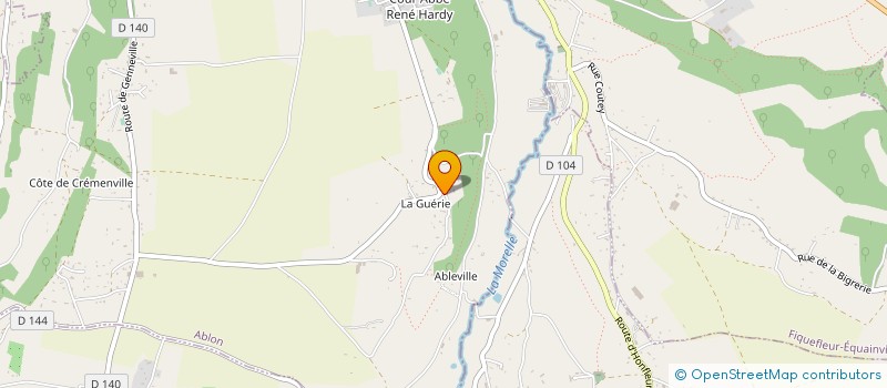 localisation de l'entreprise LA MAISON ENCHANTEE  ABLON