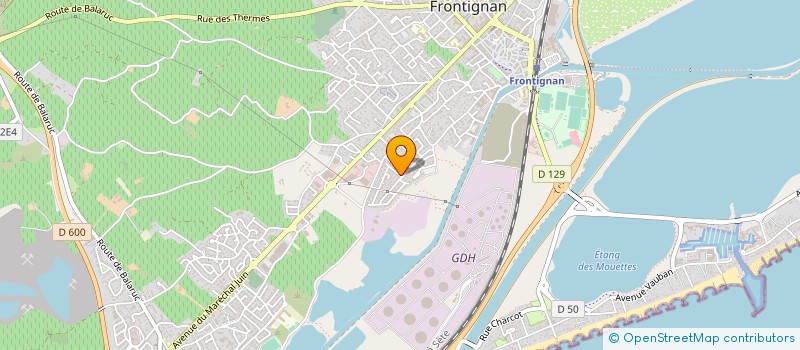 localisation de l'entreprise LA MAISON ENSOLEILLEE à FRONTIGNAN