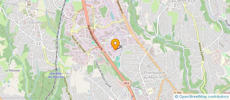 localisation de l'entreprise LA MAISON ET VOUS CATALOGUE à CHAMPAGNE-AU-MONT-D'OR