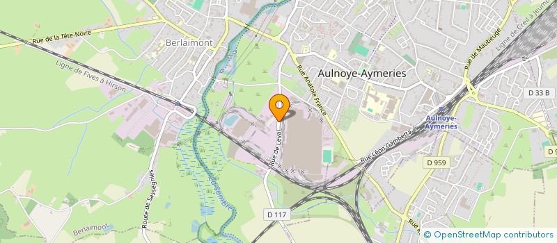 localisation de l'entreprise LA MAISON FAMILIALE à AULNOYE-AYMERIES