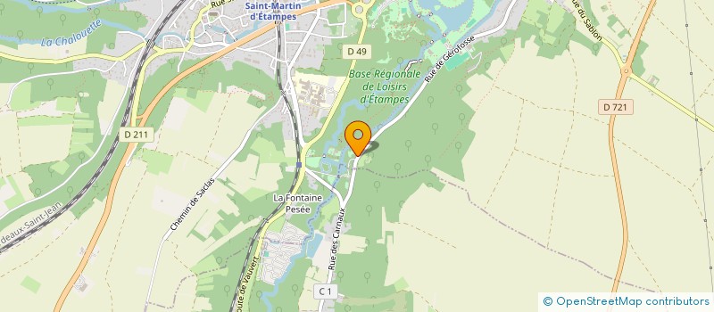 localisation de l'entreprise LA MAISON FAMILIALE RURALE DE L'ESSONNE VERTE  GIRONVILLE-SUR-ESSONNE