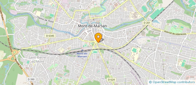 localisation de l'entreprise LA MAISON FLORENCE à MONT-DE-MARSAN