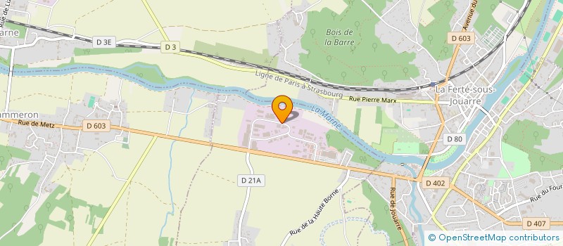 localisation de l'entreprise LA MAISON FOURGEOT  SEPT-SORTS