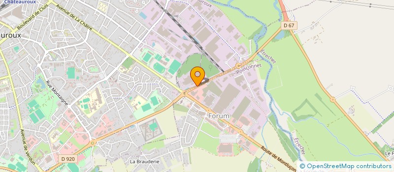 localisation de l'entreprise LA MAISON FRANCAISE DU VERRE à CHATEAUROUX