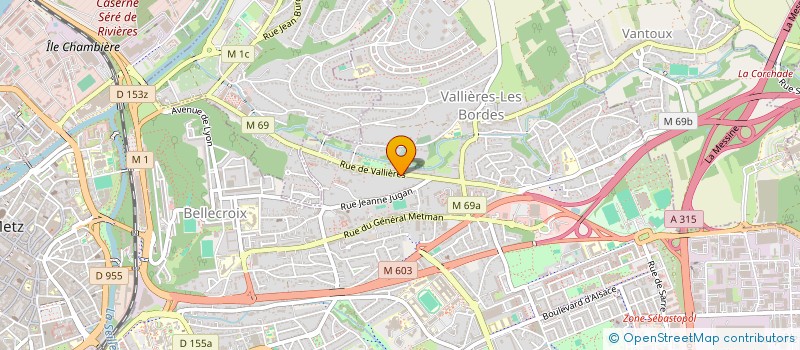 localisation de l'entreprise LA MAISON FRANCO-RUSSE KATUCHA  METZ