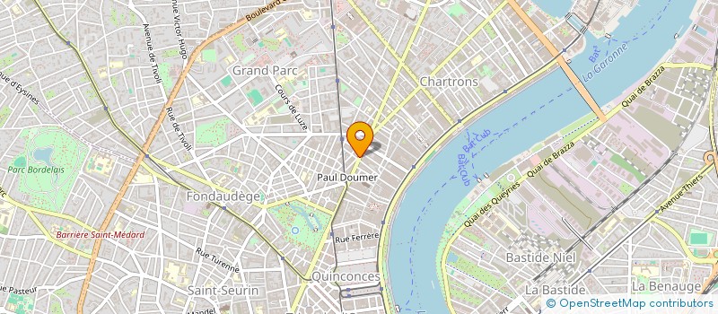 localisation de l'entreprise LA MAISON GABIN  BORDEAUX