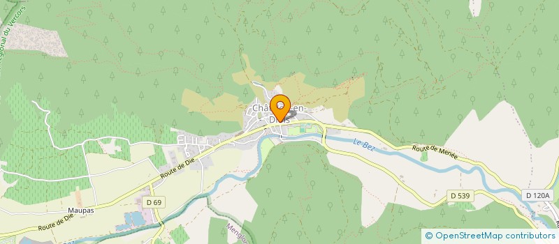 localisation de l'entreprise LA MAISON GASQUET  CHATILLON-EN-DIOIS