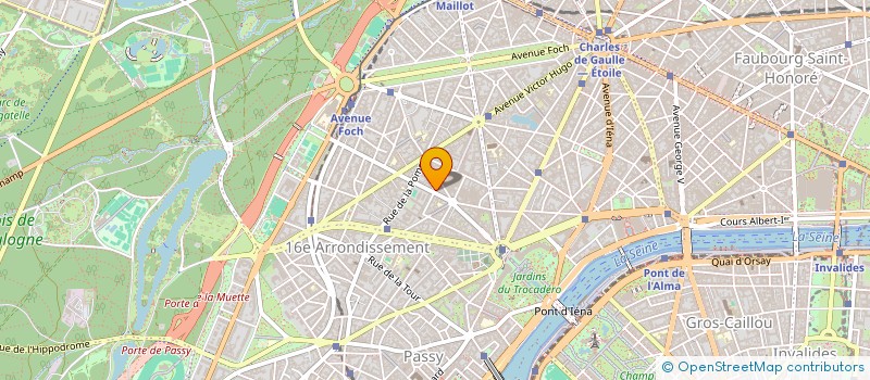 localisation de l'entreprise LA MAISON GK à PARIS