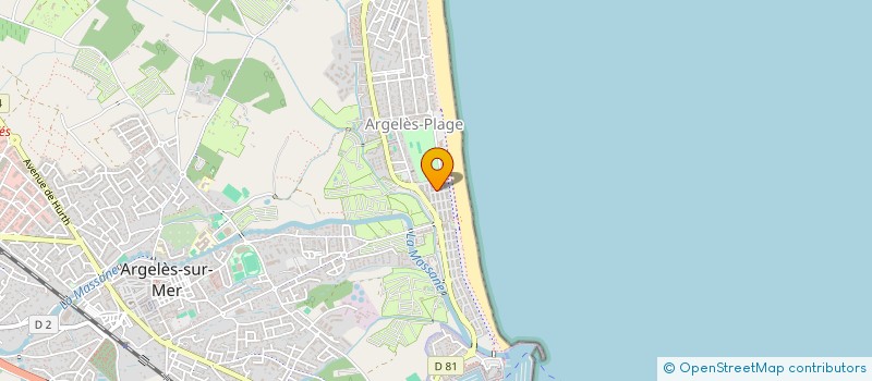 localisation de l'entreprise LA MAISON GOURMANDE à ARGELES-SUR-MER