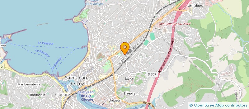 localisation de l'entreprise LA MAISON GOXA LEKU  SAINT-JEAN-DE-LUZ