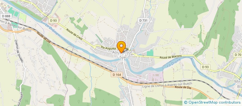 localisation de l'entreprise LA MAISON GUYON à AOUSTE-SUR-SYE