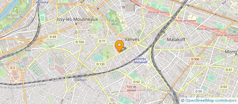 localisation de l'entreprise LA MAISON HERMANN à VANVES