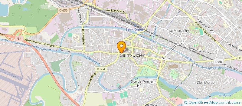 localisation de l'entreprise LA MAISON HIRSONNAISE à SAINT-DIZIER