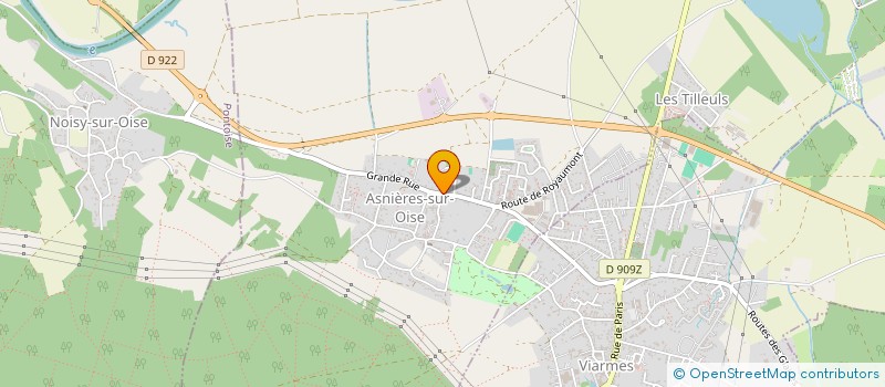 localisation de l'entreprise LA MAISON INITIAT ALTERNAT EN MOUVEMENT  ASNIERES-SUR-OISE