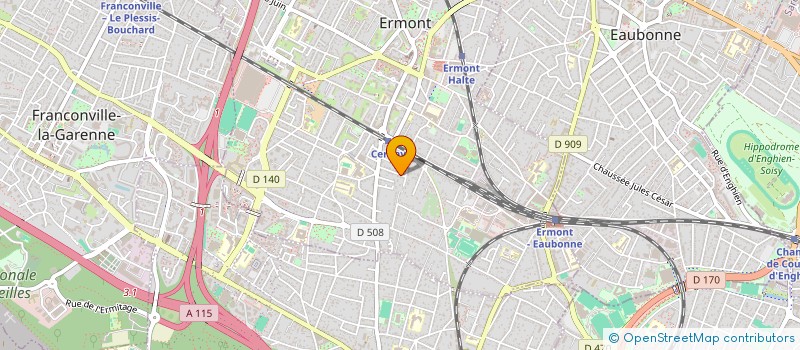 localisation de l'entreprise LA MAISON ISHIKI  ERMONT