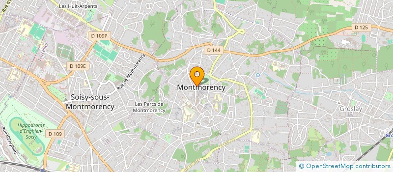 localisation de l'entreprise LA MAISON JAUNE  MONTMORENCY