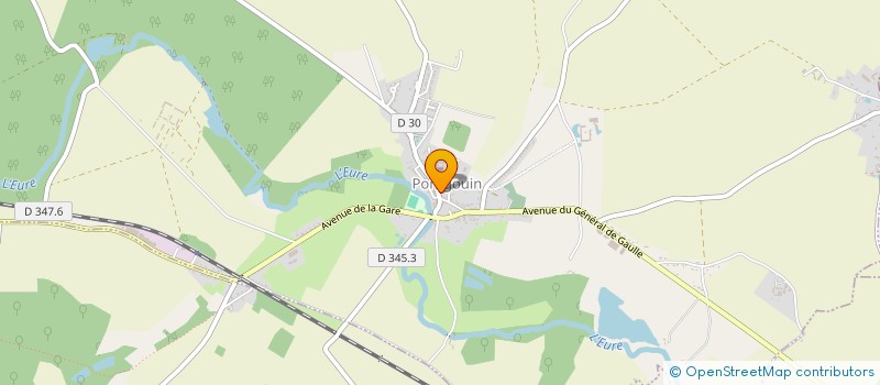 localisation de l'entreprise LA MAISON JAUNE CAFE ASSOCIATIF à PONTGOUIN