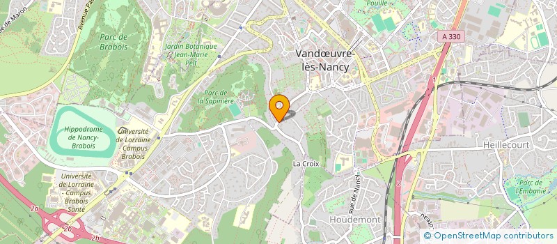 localisation de l'entreprise LA MAISON JOSEPHINE  VANDUVRE-LES-NANCY