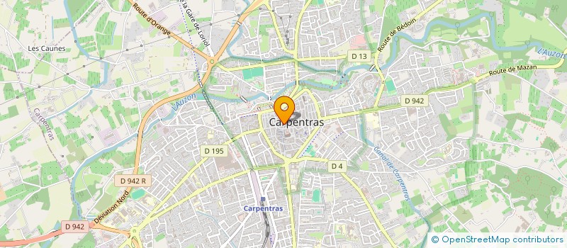 localisation de l'entreprise LA MAISON JOUVAUD à CARPENTRAS