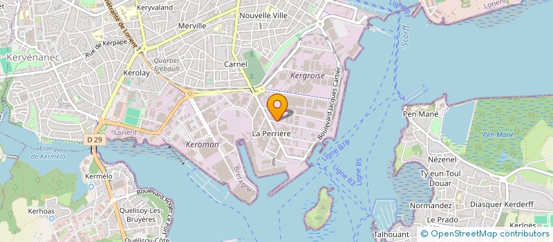 localisation de l'entreprise LA MAISON KOLIBRI  LORIENT