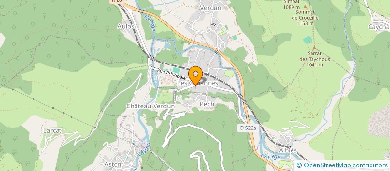 localisation de l'entreprise LA MAISON LACUBE à LES CABANNES