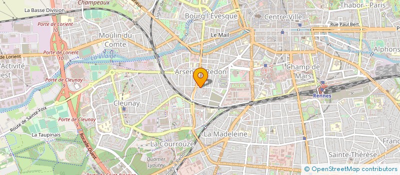 localisation de l'entreprise LA MAISON LAVERIE à RENNES
