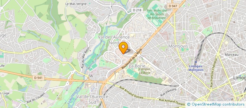 localisation de l'entreprise LA MAISON LIBANAISE à LIMOGES
