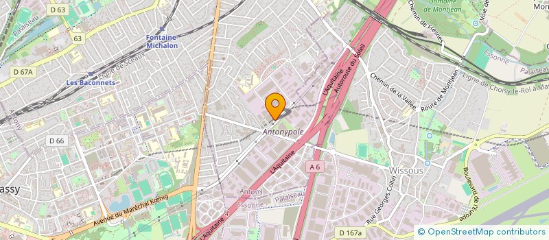 localisation de l'entreprise LA MAISON LUNE DE MIEL à ANTONY