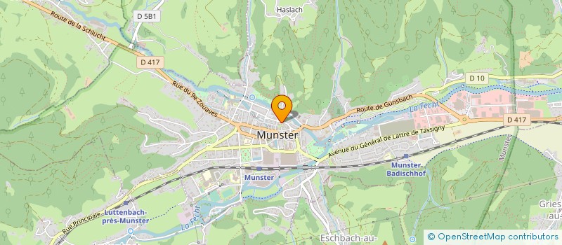 localisation de l'entreprise LA MAISON LUQUET à MUNSTER