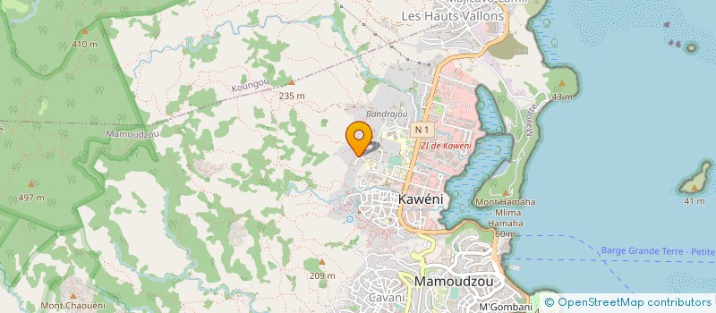 localisation de l'entreprise LA MAISON MAHORAISE à MAMOUDZOU