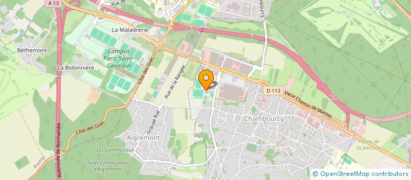 localisation de l'entreprise LA MAISON MALIAH à CHAMBOURCY