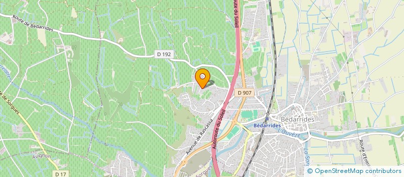 localisation de l'entreprise LA MAISON MALOU  BEDARRIDES
