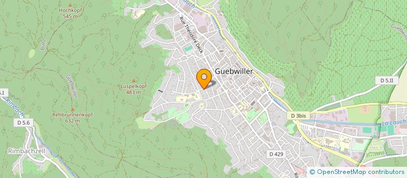 localisation de l'entreprise LA MAISON MARGUERITE & CO  GUEBWILLER