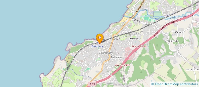 localisation de l'entreprise LA MAISON MARIENIA  GUETHARY