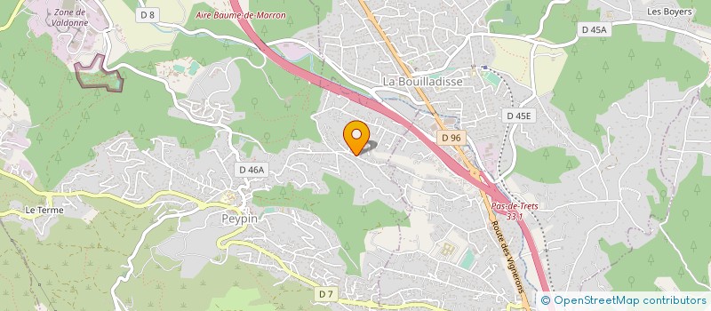 localisation de l'entreprise LA MAISON MARIN  PEYPIN