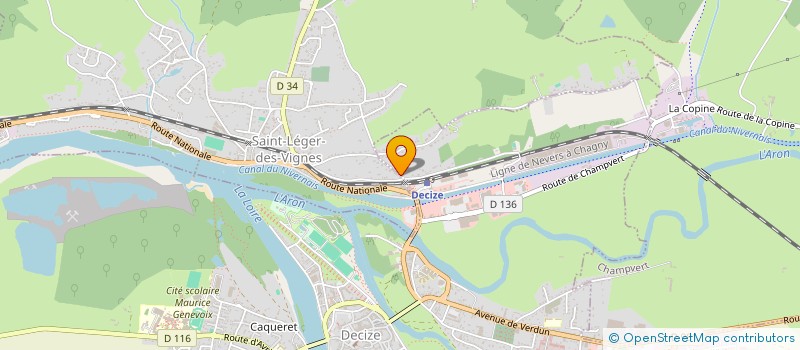 localisation de l'entreprise LA MAISON MER 58  ST-LEGER-DES-VIGNES