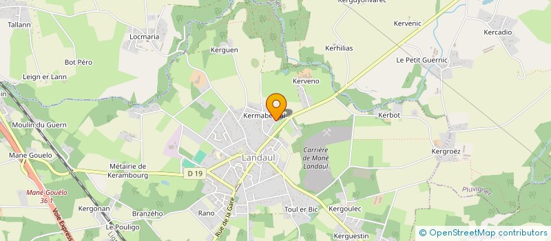 localisation de l'entreprise LA MAISON MERE  LANDAUL