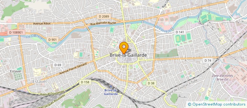 localisation de l'entreprise LA MAISON MERE  BRIVE-LA-GAILLARDE