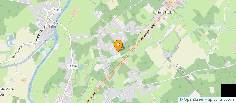 localisation de l'entreprise LA MAISON MOBILE  GUECELARD