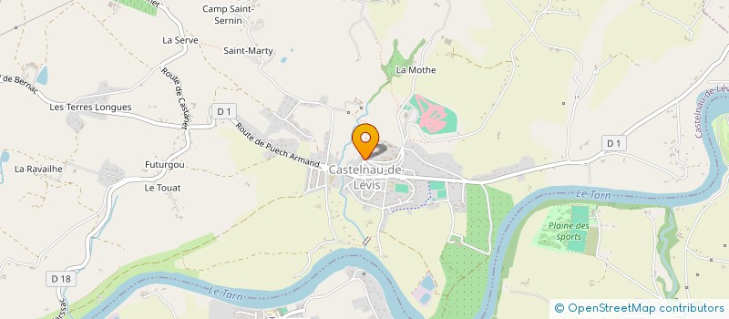 localisation de l'entreprise LA MAISON MUSICIENNE  CASTELNAU-DE-LEVIS