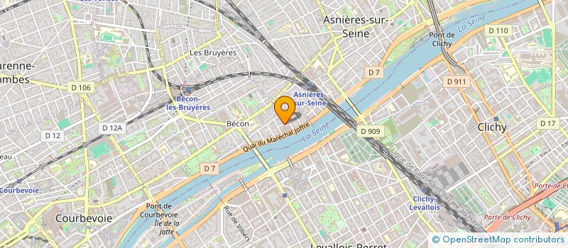 localisation de l'entreprise LA MAISON NAPO & LEON à COURBEVOIE